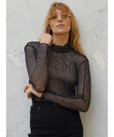Cybernetic sheer mesh top